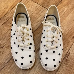 Kate Spade x Keds Embroidered Polka Dot Shoes